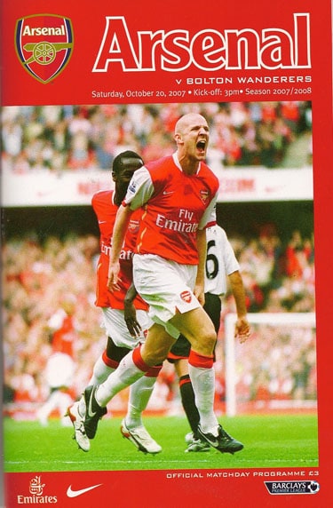 Arsenal FC v Bolton Wanderers FC